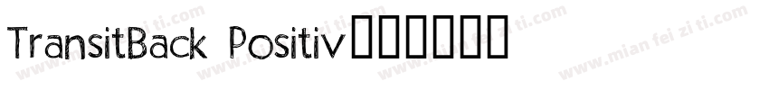 TransitBack Positiv字体转换